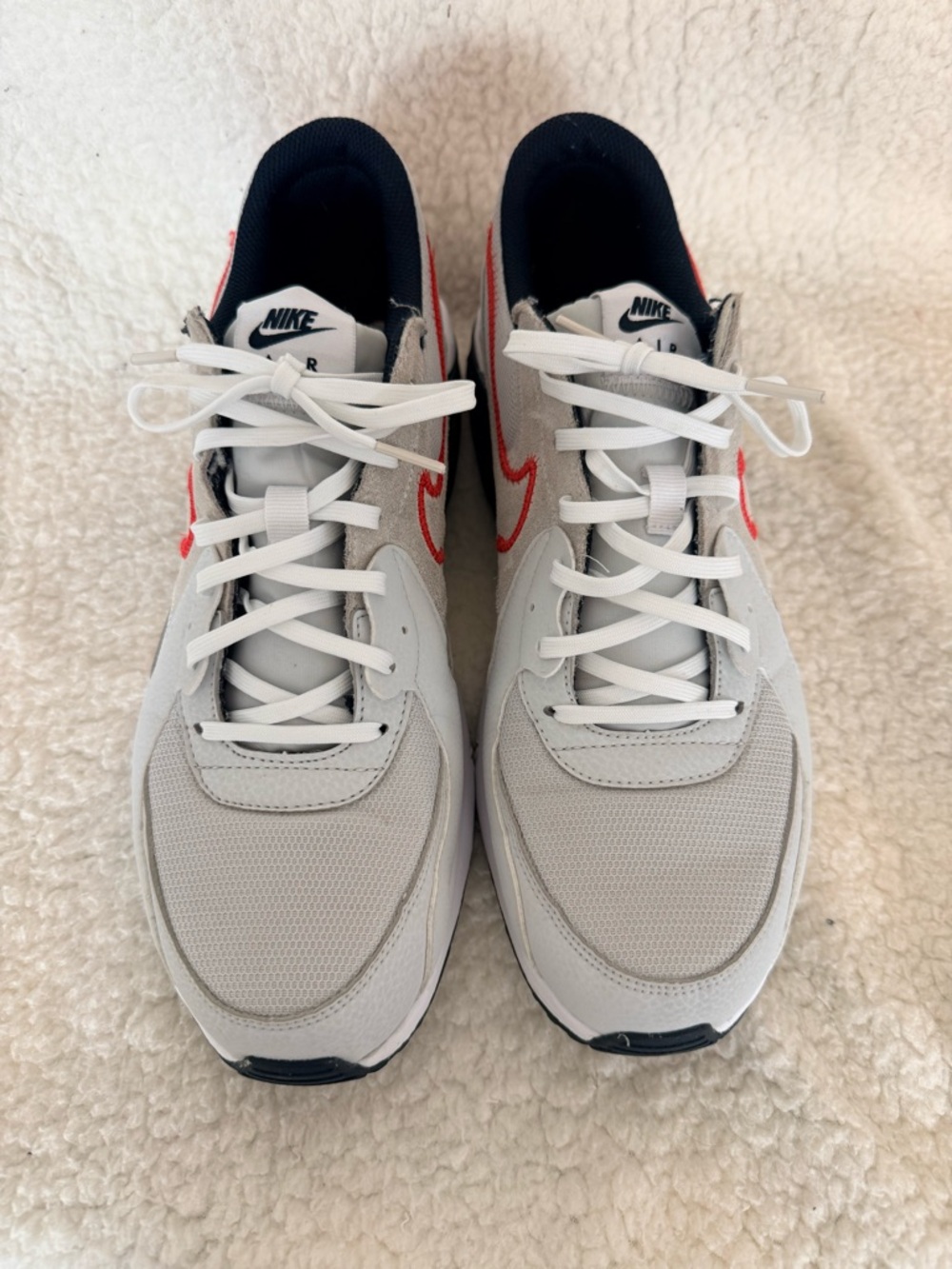 Nike Men’s Gray and Red Air Max